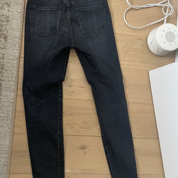 J Crew 9" high-rise toothpick jean in Charcoal wash size 26 - Picture 5 of 6